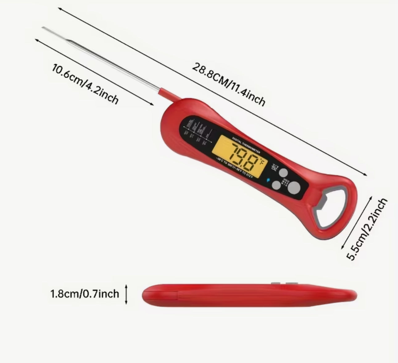 Waterproof Digital Meat Thermometer