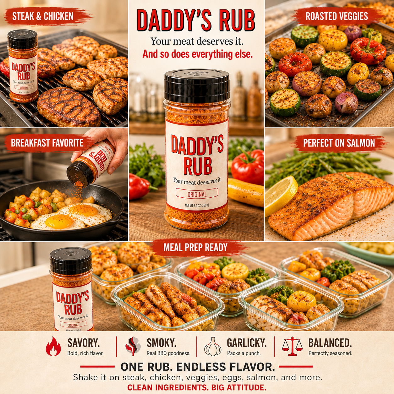 Daddy's Rub - Original All-Purpose Seasoning