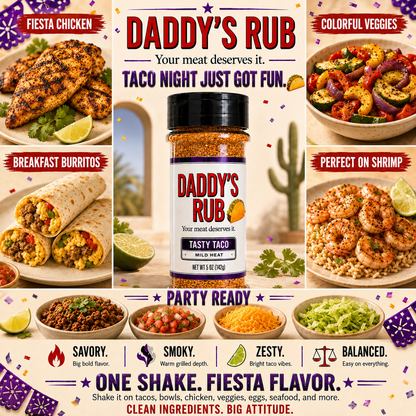 Daddy's Rub - Tasty Taco Seasoning