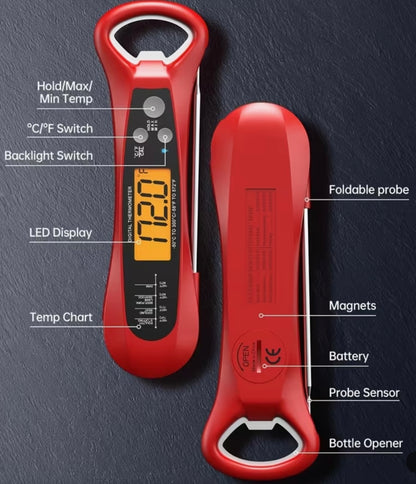 Waterproof Digital Meat Thermometer
