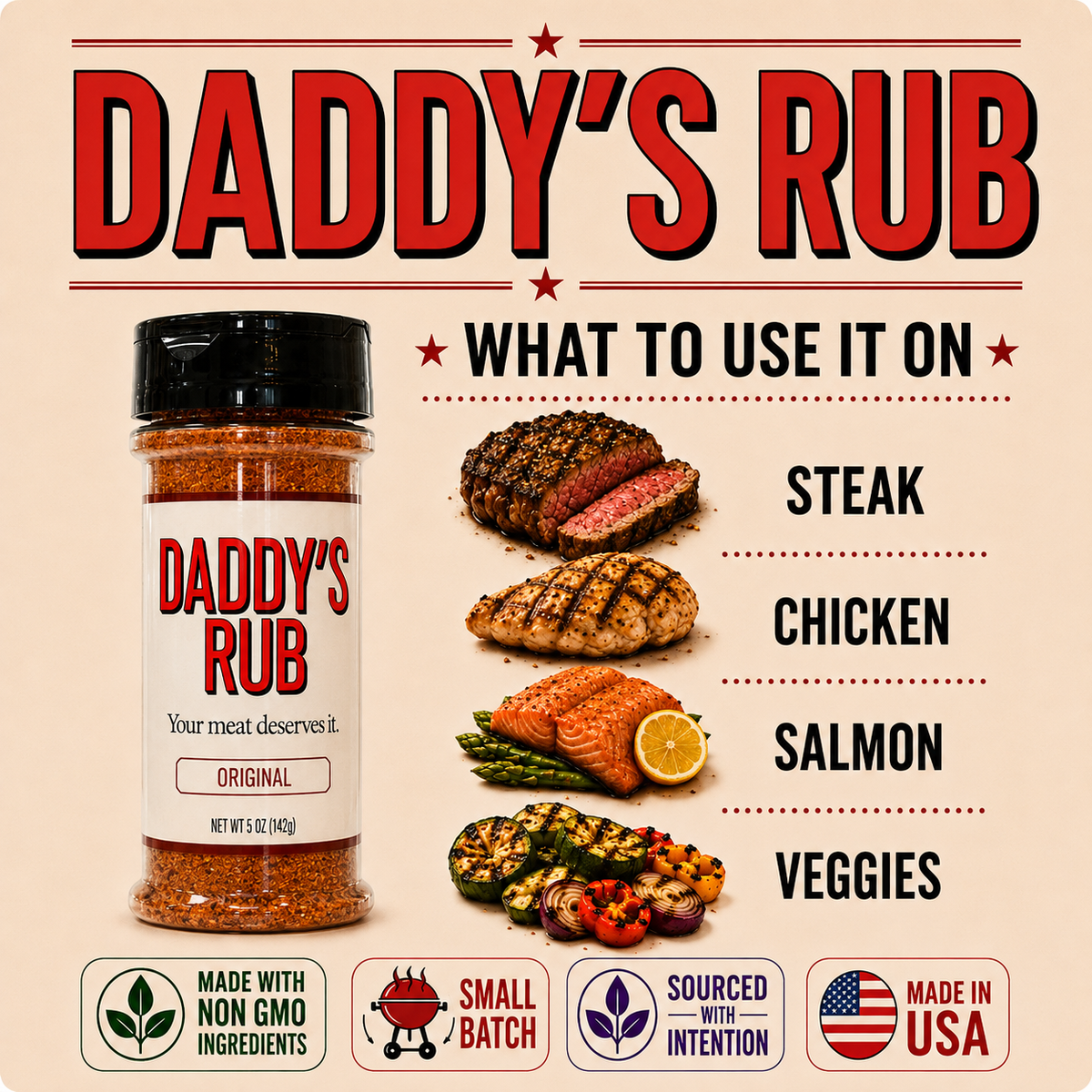 Daddy's Rub - Original All-Purpose Seasoning