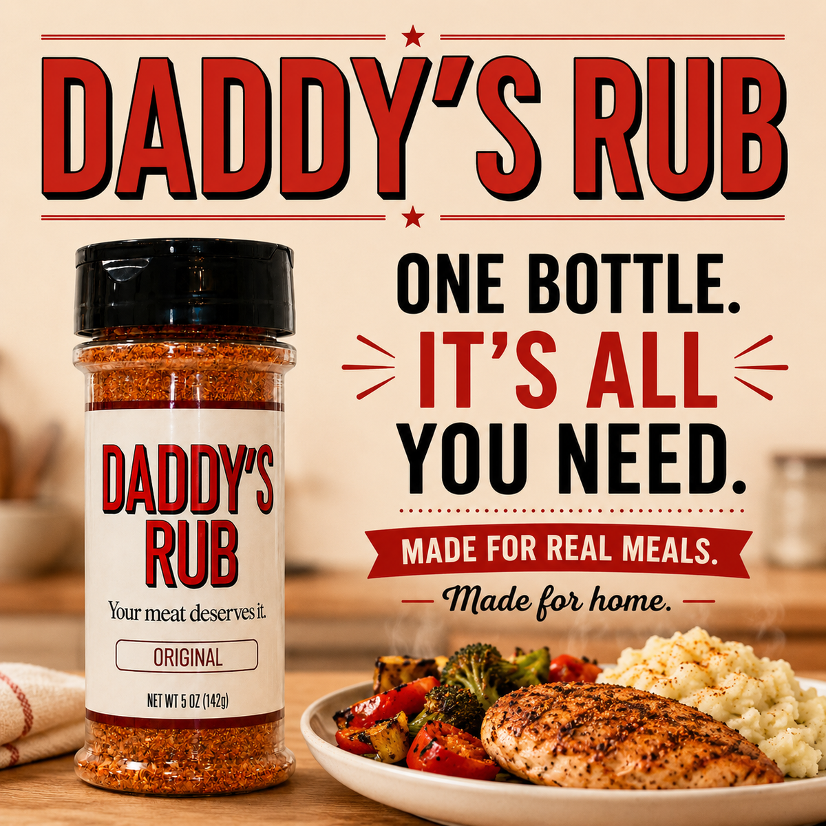 Daddy's Rub - Original All-Purpose Seasoning